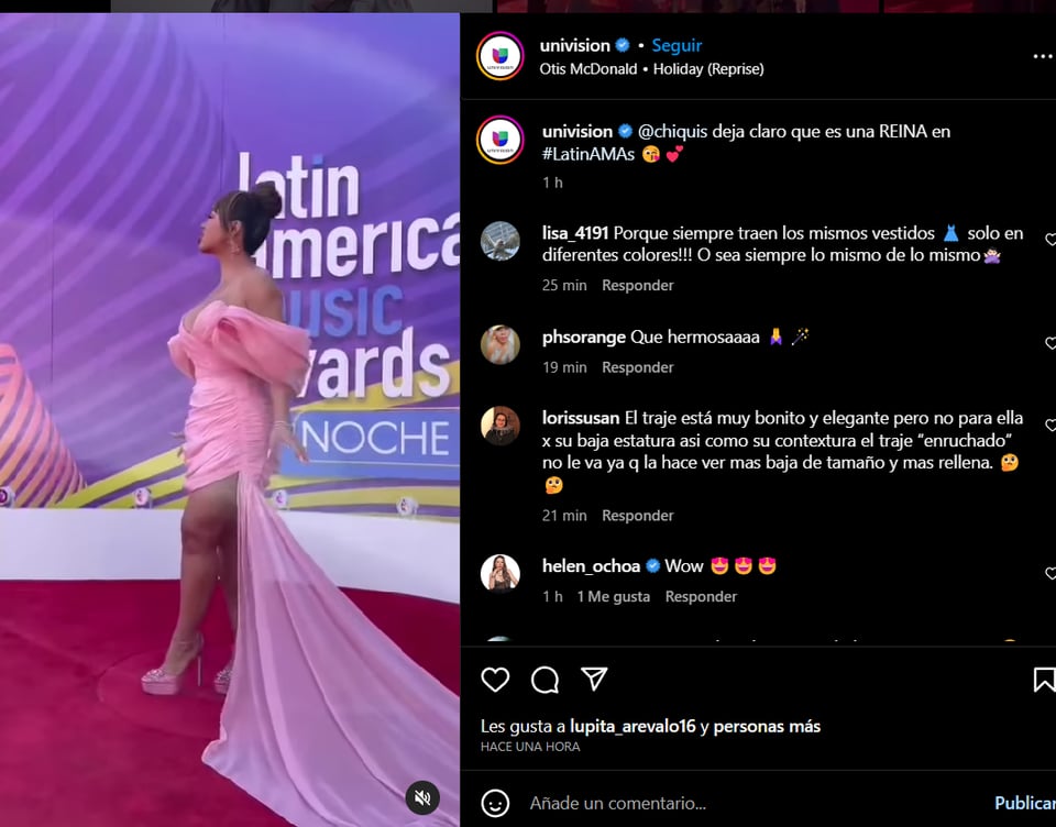 CHIQUIS RIVERA SE ROBA LAS CÁMARAS
