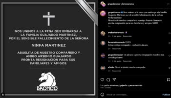 REPORTAN PÉRDIDA