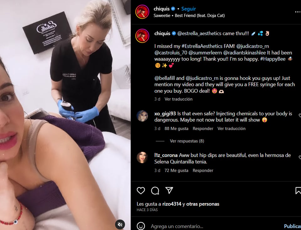 CHIQUIS RIVERA SORPRENDE AL PÚBLICO
