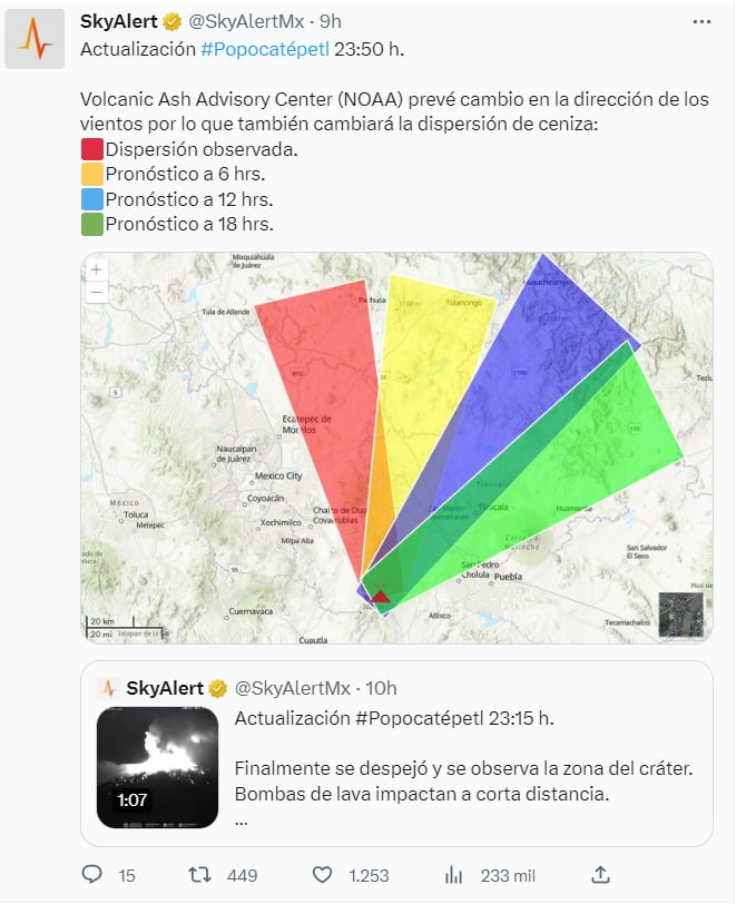 ¿Cuál fue el reporte de las autoridades?