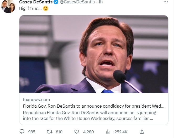 RON DESANTIS PODRÍA ANUNCIAR SU CANDIDATURA