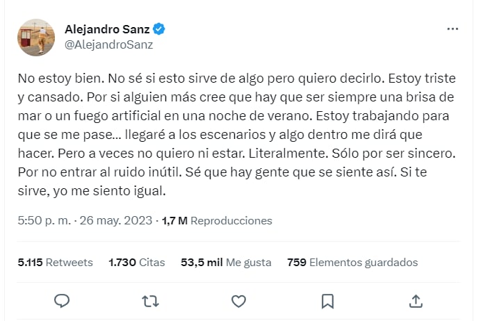 "NO ESTOY BIEN"