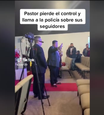 PASTOR PERDIÓ EL CONTROL 