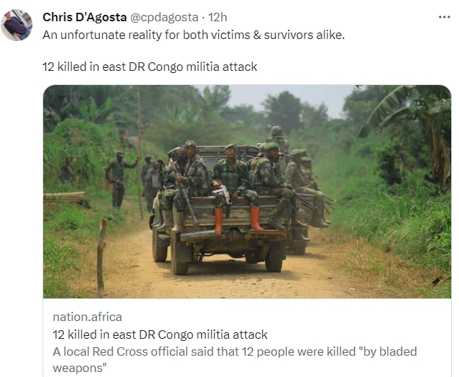 CONGO: MUEREN CIVILES TRAS ATAQUE ARMADO