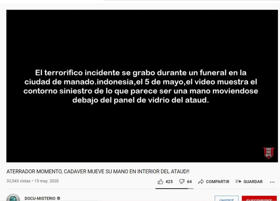 Video corpse saluting coffin: The video that caused terror