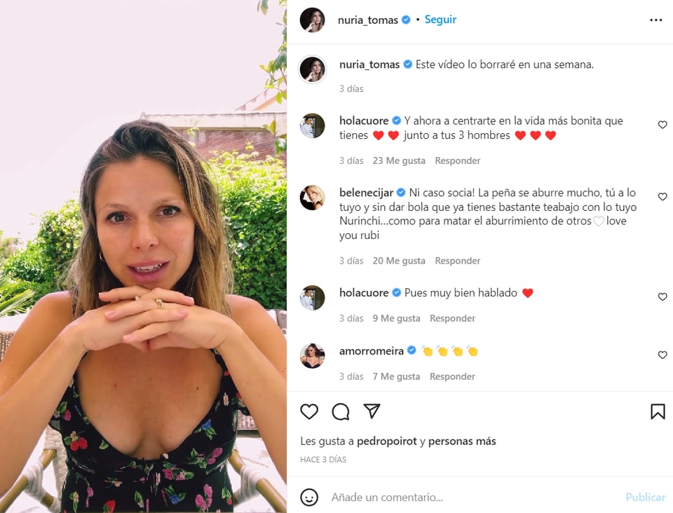 Exnovia Piqué Núria Tomás: ¿Una situación incontrolable?