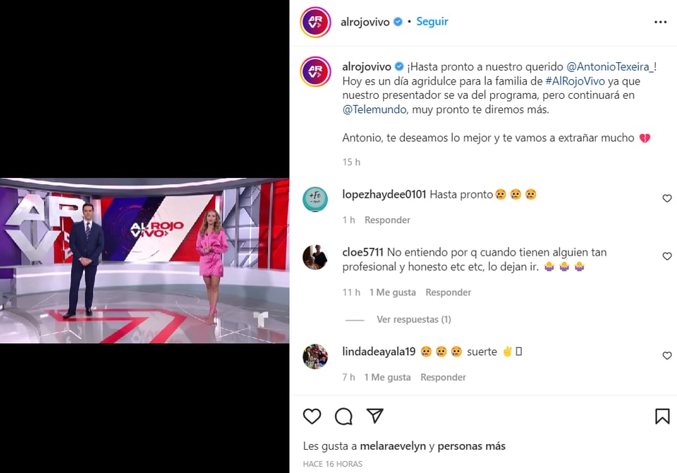 LA NOSTÁLGICA DESPEDIDA A ANTONIO TEXEIRA