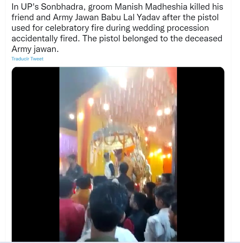 Groom murders wedding guest: Did the gun belong to him?