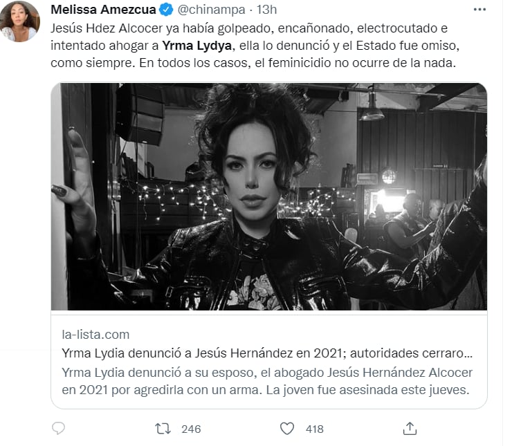  ¿REVELÓ LOS MOTIVOS DE SU ASESINATO?