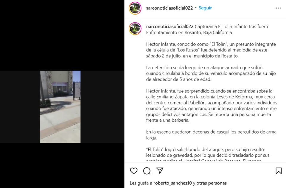 ¿En compañía de su hijo?