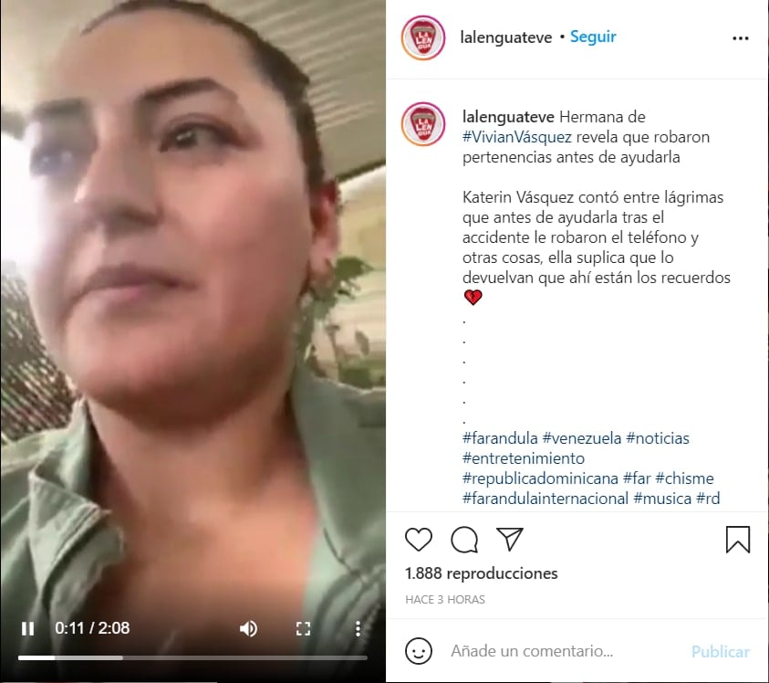 Driver's sister reported theft: The young woman's complaint