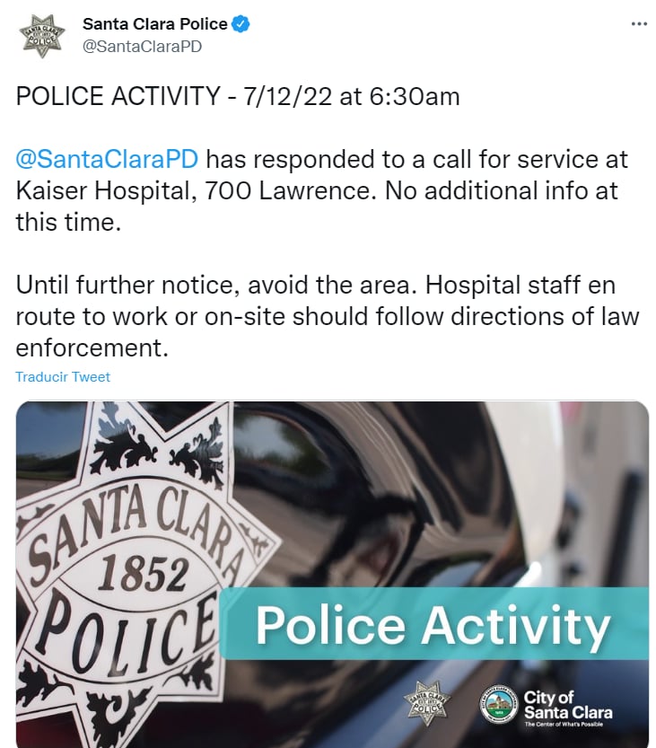 ¿Qué informó la policía?