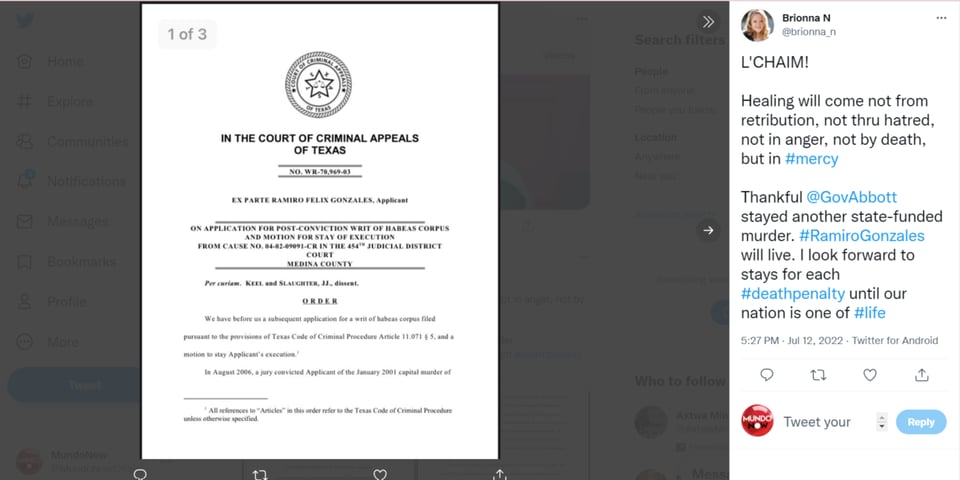 ¿Condenado a 2 cadenas perpetuas?