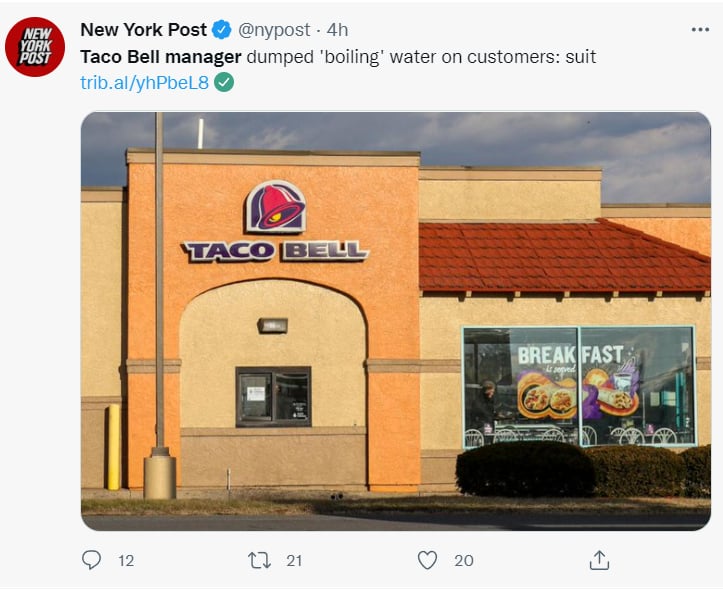 PRESENTAN DEMANDA CONTRA TACO BELL