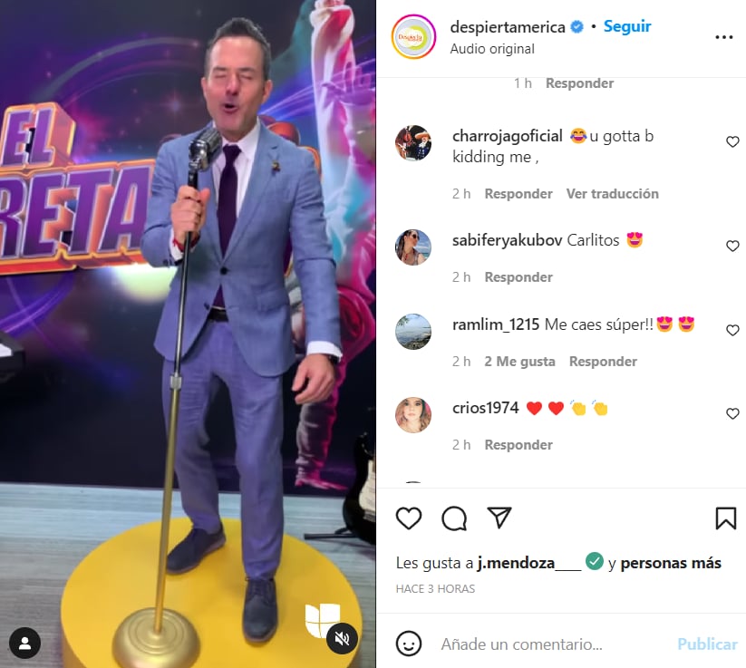 CARLITOS CALDERÓN HAS RE-APPEARED!