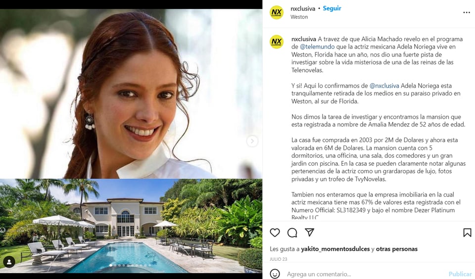 Adela Noriega foto inédita: ¿Qué ha sido de la vida de Adela?