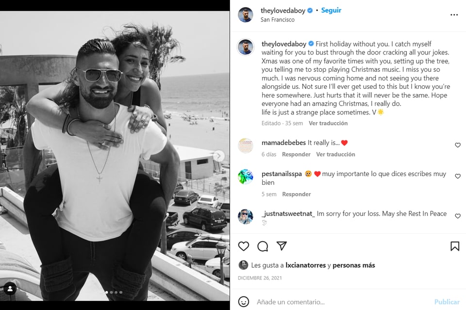 Sebastian Lletget: "I miss you a lot"