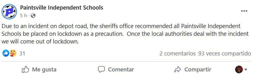 Reportan tiroteo Paintsville Kentucky: ¿Cerraron el Distrito Escolar?