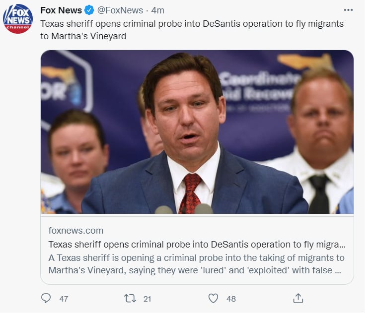 TRANSFER OF MIGRANTS INVESTIGATED