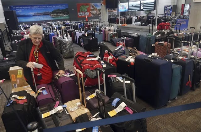 Caos en aeropuertos de EEUU y miles de afectados por cancelación de vuelos