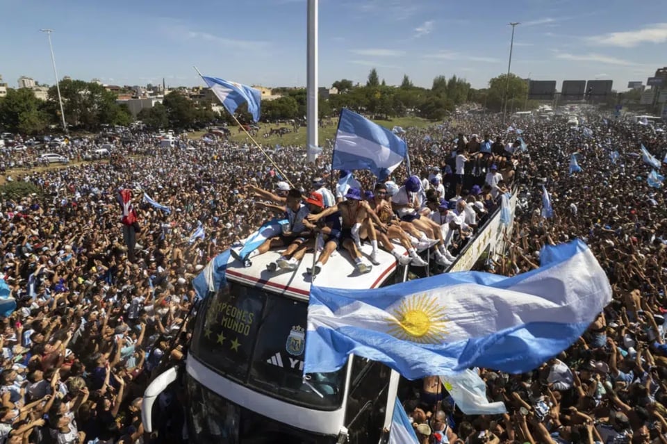 Confirman muertos en Argentina por desfile de la Selección con la Copa del Mundo