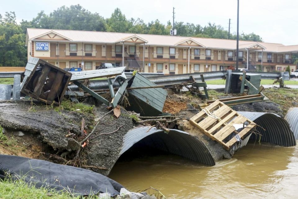 inundaciones sureste eeuu