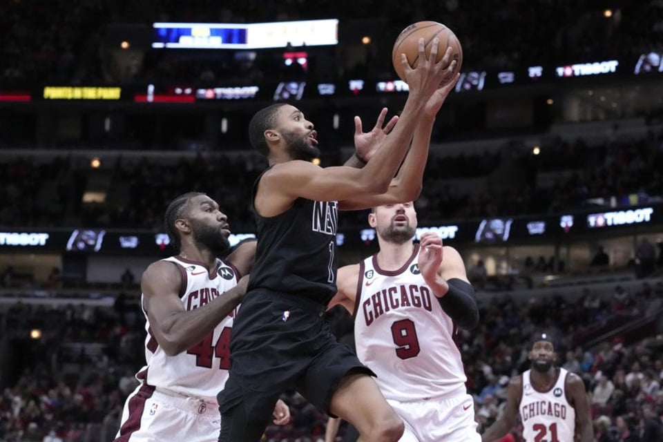 Chicago Bulls derrota a los Nets de Brooklyn y rompen racha negativa