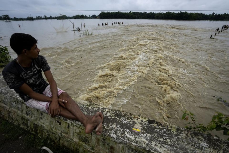 Inundaciones en la India deja al menos 59 muertos y millones sin hogar