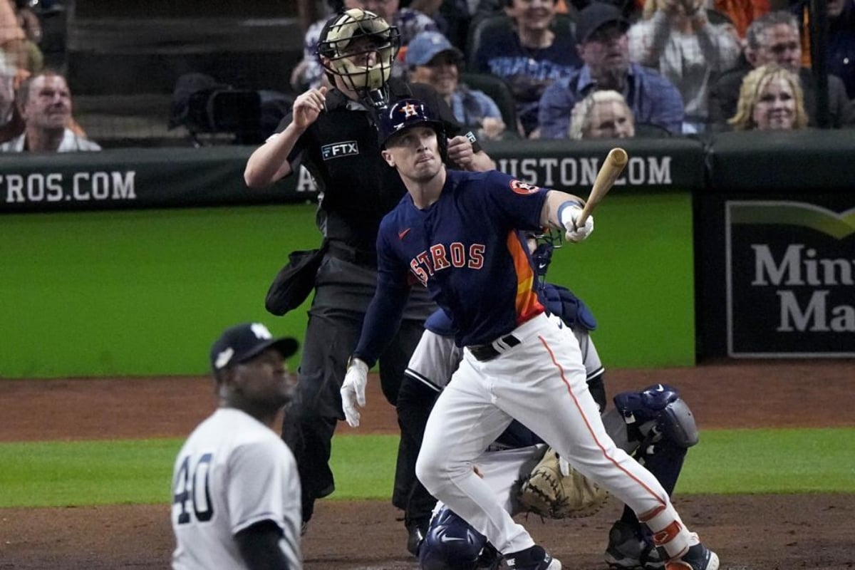 MLB Liga Americana: Astros toman ventaja y vencen a los Yankees en el primer juego de la serie