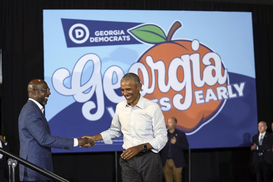 Obama apoya a Raphael Warnock