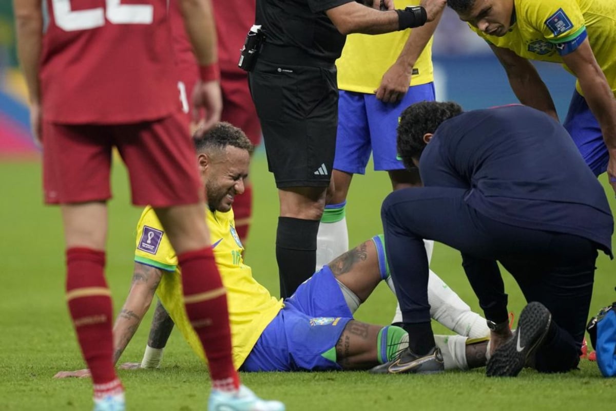 Neymar lesión tobillo
