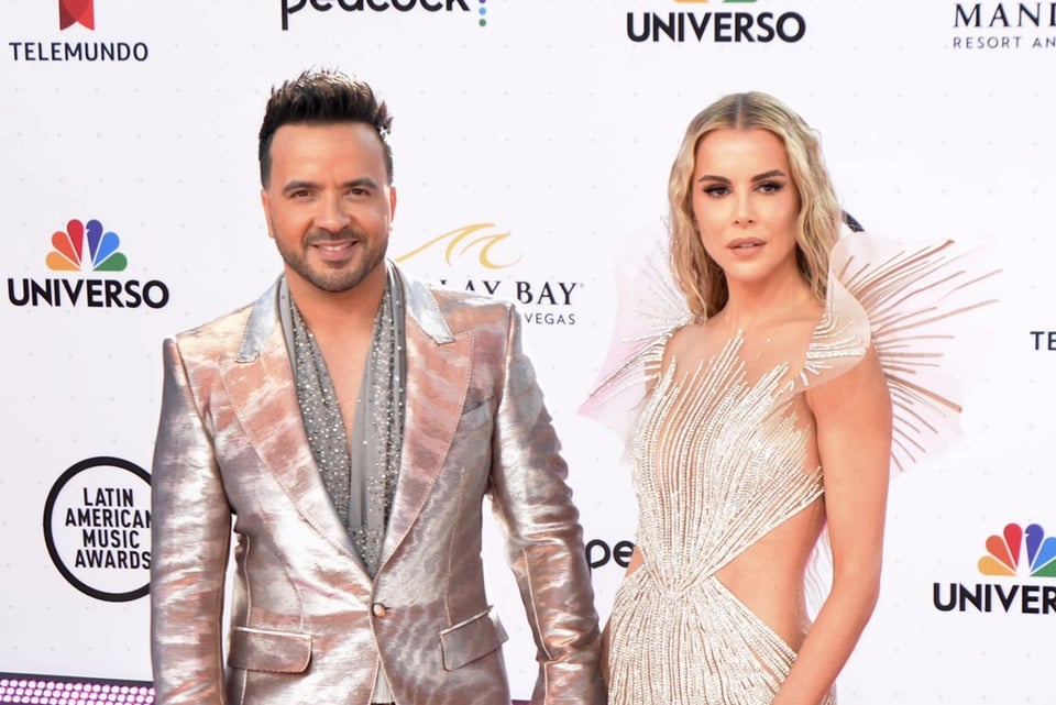 Captan a Águeda López, esposa de Luis Fonsi, mientras lo regaña