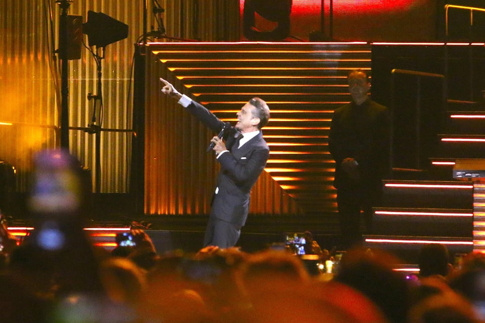 Luis Miguel falls, concert, el sol de mexico, accident