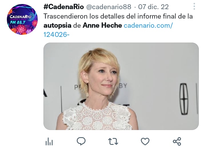 Autopsia de Anne Heche