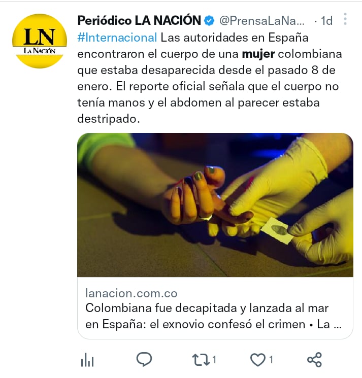 La expareja de la joven aceptó el haberla asesinado brutalmente