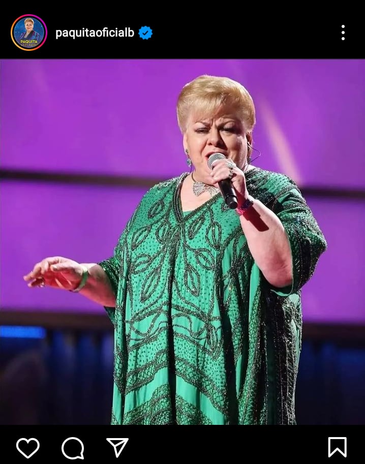 Paquita manda mensaje Shakira