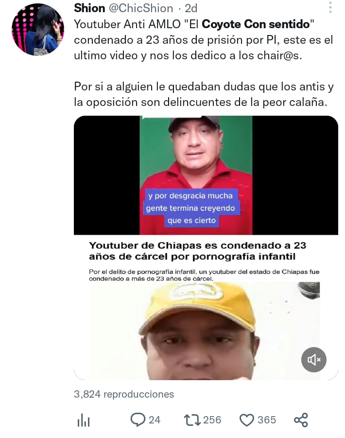 Después de 10 años se logró la exitosa captura del youtuber mexicano