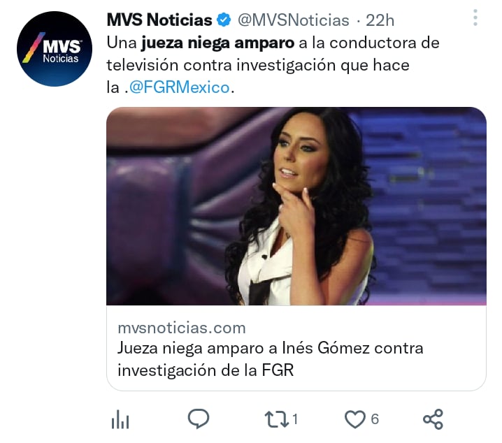 Jueza niega amparo Inés