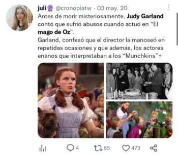 Autopsia de Judy Garland