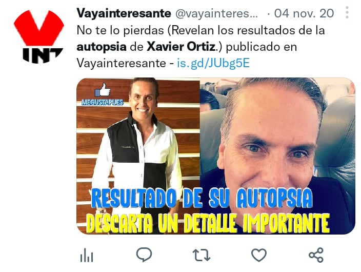 Autopsia Xavier Ortiz