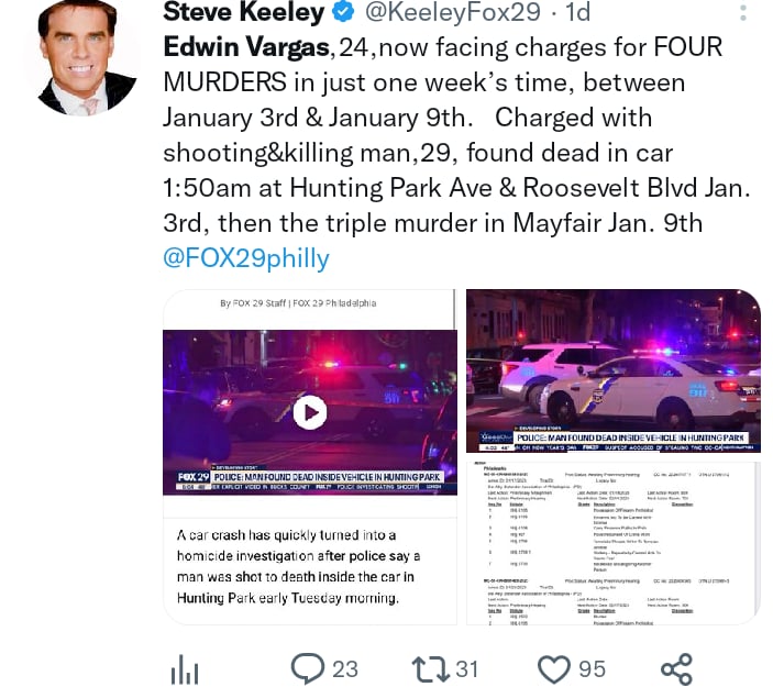 Arrestan hispano tiroteo Filadelfia