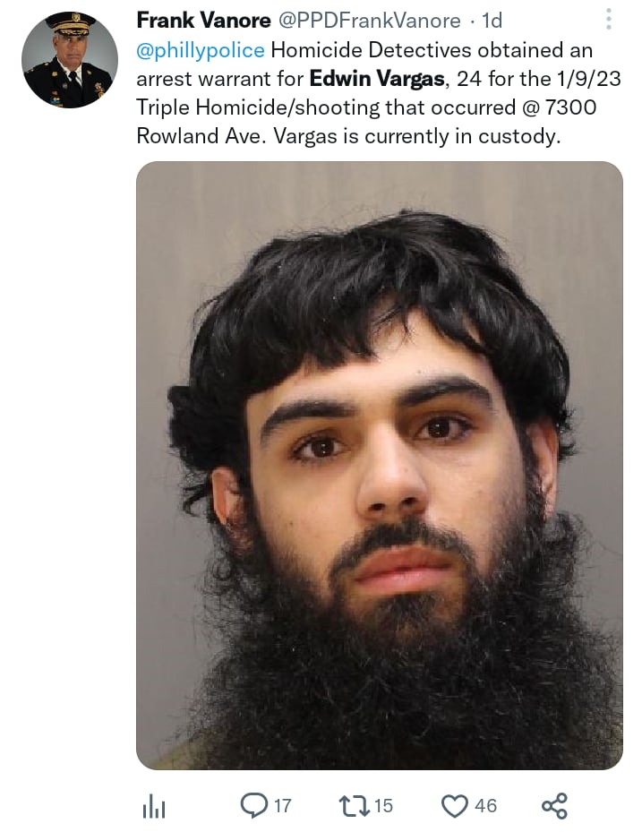 Arrestan hispano tiroteo Filadelfia
