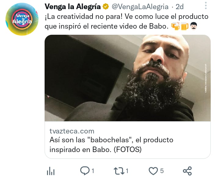 Venden Babo chelas México