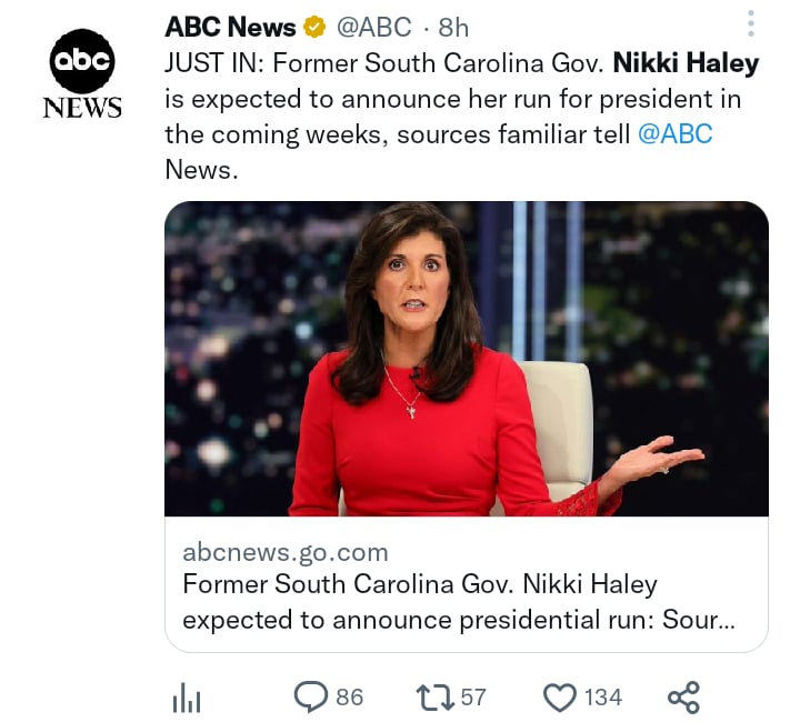 Nikki Haley candidata presidencia