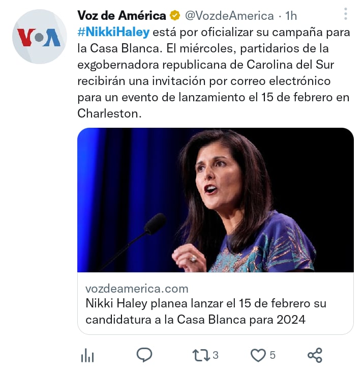 Nikki Haley candidata presidencia