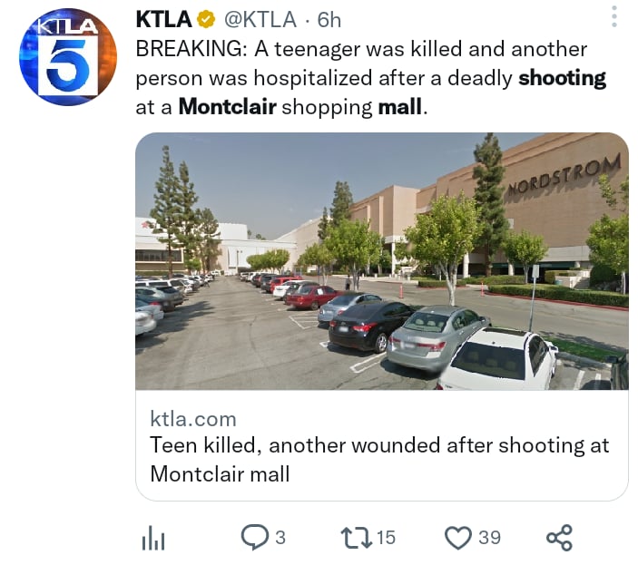 Adolescente asesinado tiroteo Target
