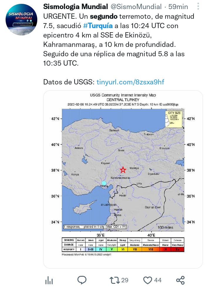 Casi 900 edificios se desplomaron en las provincias turcas tras el potente sismo