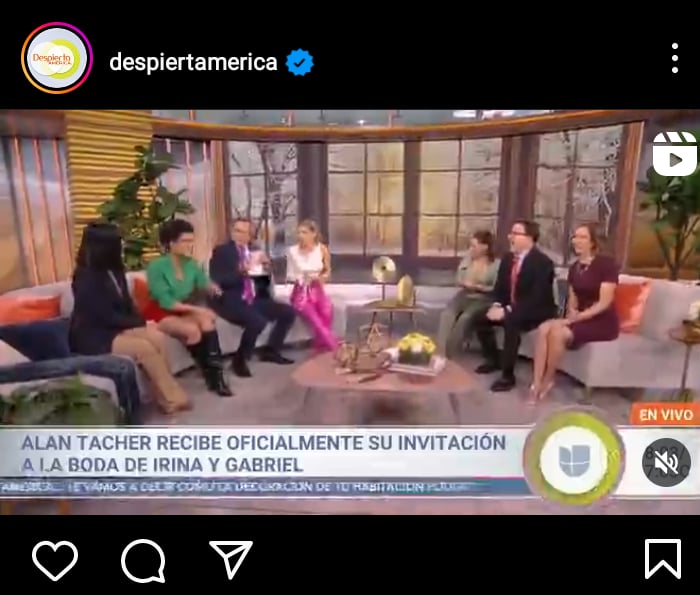 Irina Baeva invitación boda