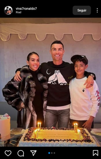 Mamá primer hijo Cristiano