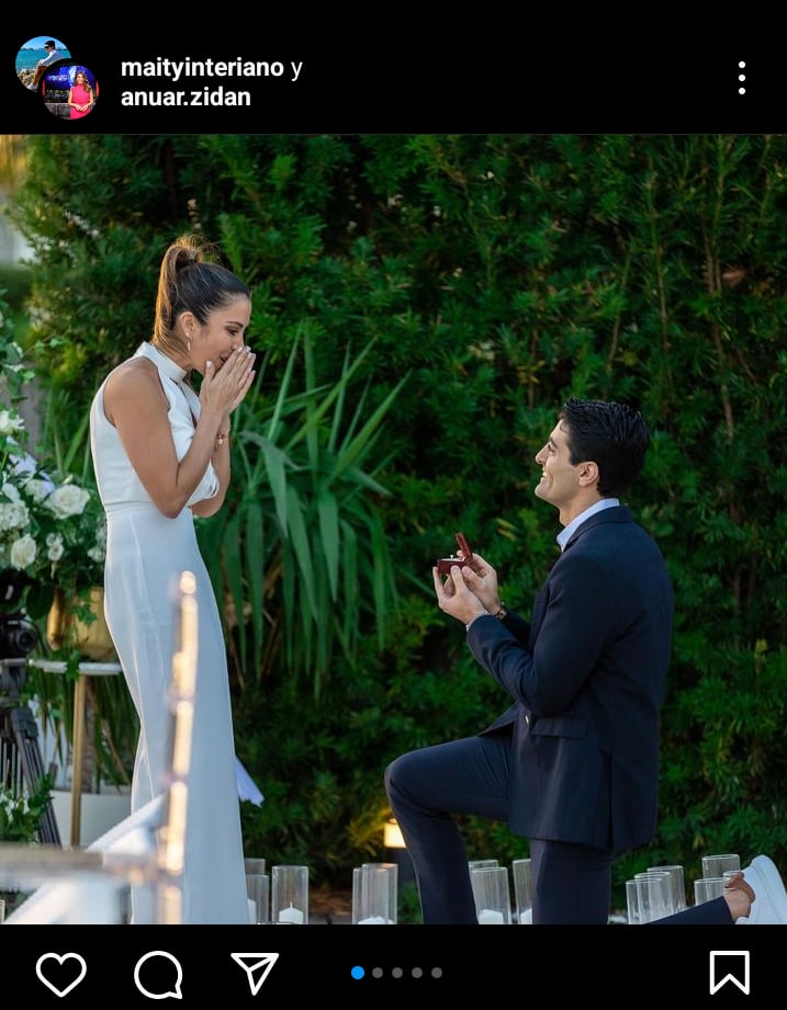 Maity Interiano marriage proposal